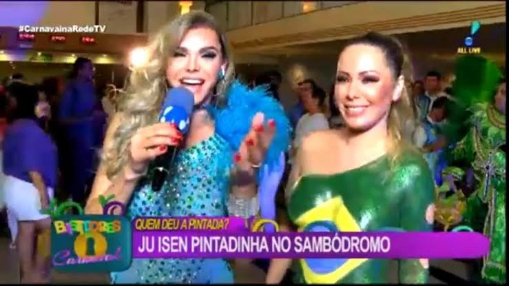 descuido en tv Ju Isen brasil